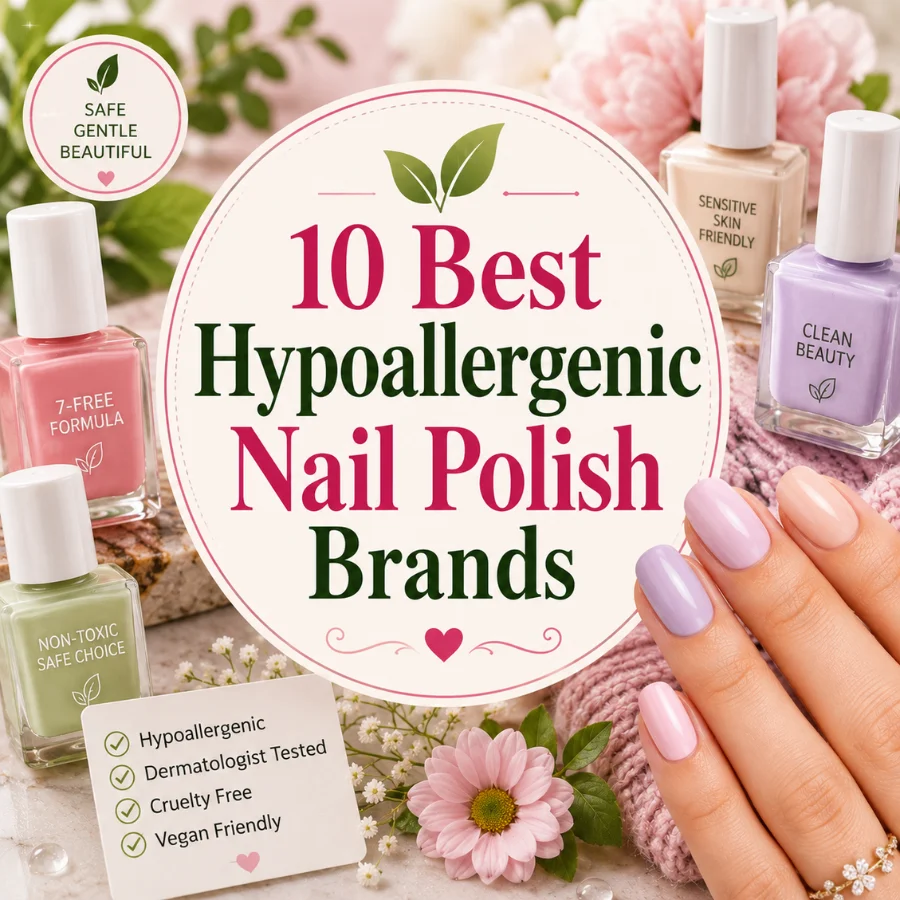 10 Best Hypoallergenic Nail Polish Brands for Sensitive Nails