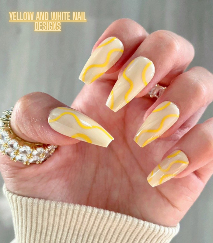 Yellow and White Nail Designs 2025 – Simple, Trendy & Classy Ideas