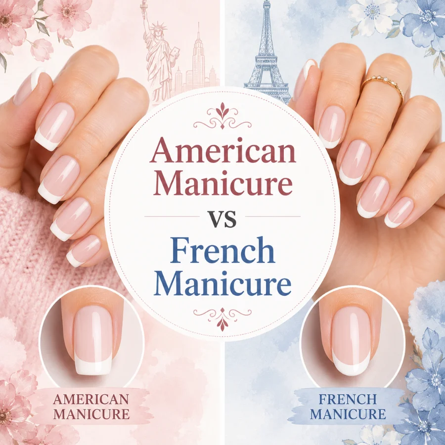 Top 7 Stunning Differences American Manicure vs French Manicure