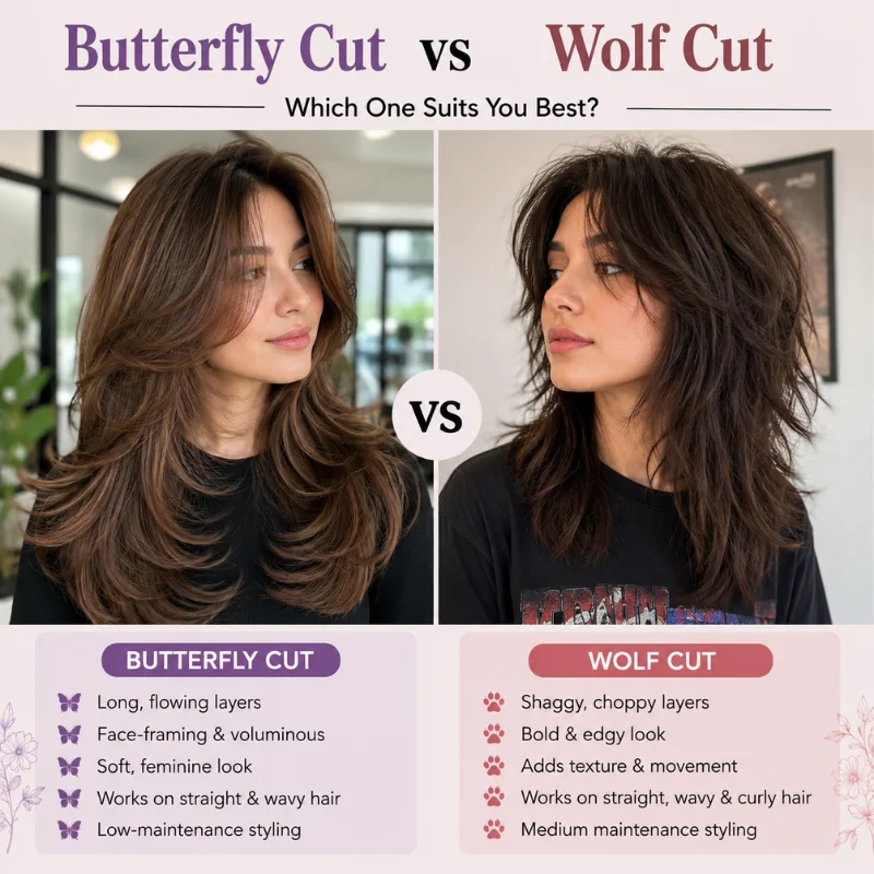 Butterfly Cut vs Wolf Cut My 2026 Hair Confession